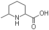 6-甲基哌啶-2-甲酸分子结构 (CAS 99571-58-1)
