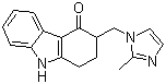 1,2,3,9-四氢-3-[(2-甲基-1H-咪唑-1-基)甲基]-4H-咔唑-4-酮分子结构 (CAS 99614-14-9)