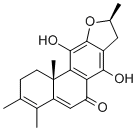 CAS # 99624-92-7, Uncinatone, cis-1,8,9,11b-Tetrahydro-7,11-dihydroxy-3,4,9,11b-tetramethylphenanthro[3,2-b]furan-6(2H)-one
