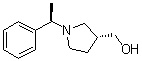 structure of CAS# 99735-47-4, (3R)-1-[(1R)-1-Phenylethyl]-3-pyrrolidinemethanol