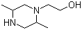 2,5-二甲基-1-哌嗪乙醇分子结构 (CAS 99769-12-7)