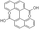 1,1'-联萘-2,2'-二甲酸分子结构 (CAS 99827-46-0)