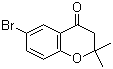 6-溴-2,2-二甲基-4-二氢色原酮分子结构 (CAS 99853-21-1)