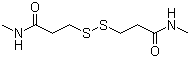 structure of CAS# 999-72-4, N,N'-Dimethyl-3,3'-dithiodipropionamide