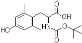 structure of CAS# 99953-00-1, N-叔丁氧羰基-2,6-二甲基-L-酪氨酸